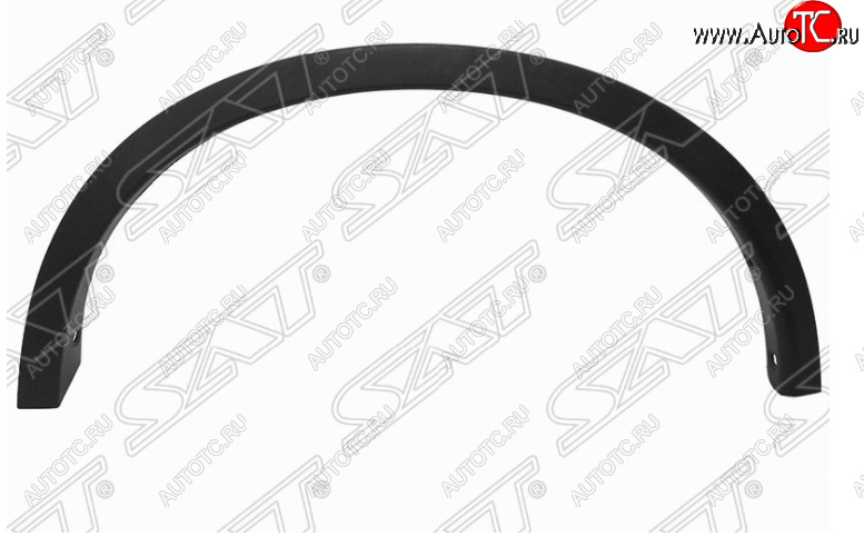 1 599 р. Молдинг арки крыла SAT (Задний, левый)  Nissan X-trail  3 T32 (2013-2018) дорестайлинг (Неокрашенный)  с доставкой в г. Нижний Новгород