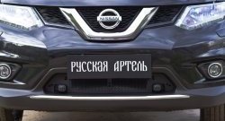 1 789 р. Защитная сетка решетки переднего бампера РА Nissan X-trail 3 T32 рестайлинг (2017-2022)  с доставкой в г. Нижний Новгород. Увеличить фотографию 4