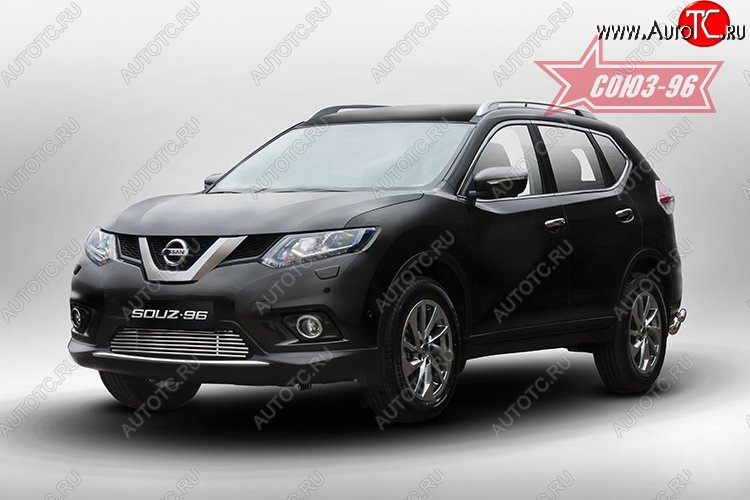 6 524 р. Декоративный элемент воздухозаборника Souz-96 (d10) Nissan X-trail 3 T32 рестайлинг (2017-2022)  с доставкой в г. Нижний Новгород