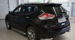 12 999 р. Защита заднего бампера (Ø63 мм уголки, нержавейка) Russtal Nissan X-trail 3 T32 рестайлинг (2017-2022)  с доставкой в г. Нижний Новгород. Увеличить фотографию 4