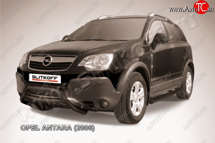 15 999 р. Кенгурятник d57 низкий  Opel Antara (2006-2010) (Цвет: серебристый)  с доставкой в г. Нижний Новгород