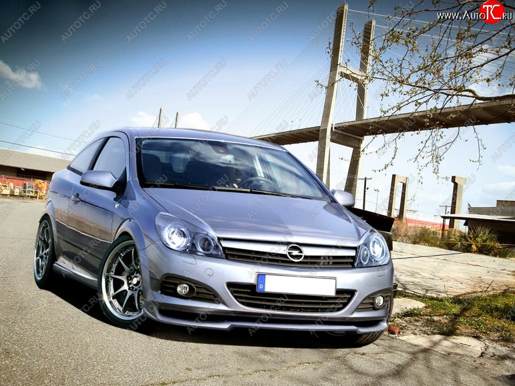 15 599 р. Накладка на передний бампер R1 Opel Astra H GTC хэтчбек 3 дв. дорестайлинг (2004-2006)  с доставкой в г. Нижний Новгород