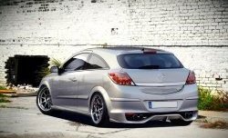 Накладка на задний бампер R1 Opel Astra H GTC хэтчбек 3 дв. рестайлинг (2006-2011)