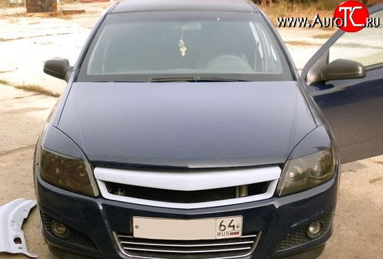 5 399 р. Решётка радиатора Style Opel Astra H хэтчбек 5дв дорестайлинг (2004-2007) (Неокрашенная)  с доставкой в г. Нижний Новгород