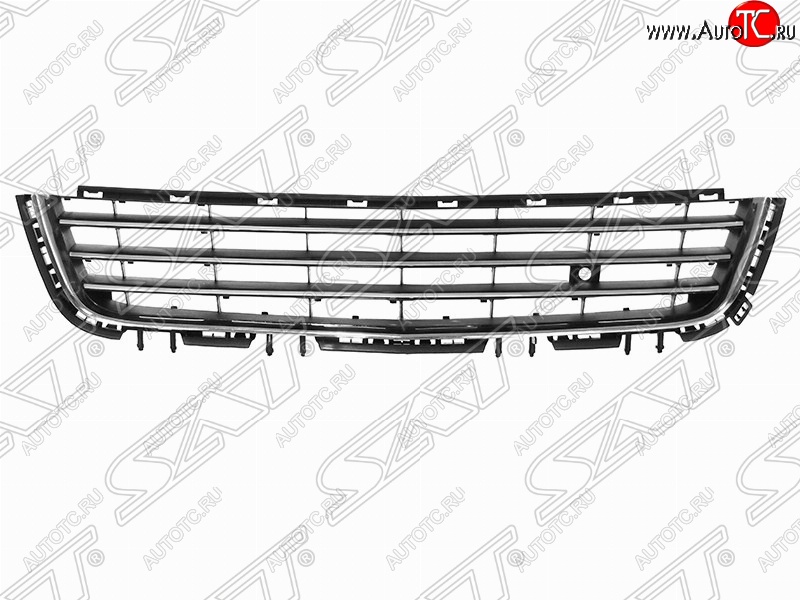 4 699 р. Решётка в передний бампер (с хром молдингами ) SAT Opel Astra H хэтчбек 5дв дорестайлинг (2004-2007)  с доставкой в г. Нижний Новгород