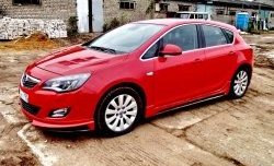 15 199 р. Пластиковый капот Sport Opel Astra J хэтчбек 5 дв.  рестайлинг (2012-2017) (Неокрашенный)  с доставкой в г. Нижний Новгород. Увеличить фотографию 3