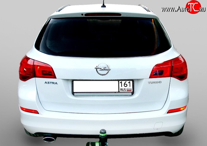 5 749 р. Фаркоп (Sports Tourer) Лидер Плюс Opel Astra J хэтчбек 5 дв. дорестайлинг (2009-2012) (Без электропакета)  с доставкой в г. Нижний Новгород