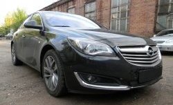 1 469 р. Сетка на бампер (рестайлинг) Russtal (черная) Opel Insignia A дорестайлинг седан (2008-2013)  с доставкой в г. Нижний Новгород. Увеличить фотографию 3