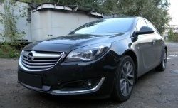 1 539 р. Сетка на бампер (рестайлинг) Russtal (хром) Opel Insignia A дорестайлинг седан (2008-2013)  с доставкой в г. Нижний Новгород. Увеличить фотографию 3