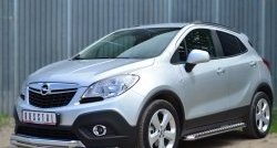 17 799 р. Широкая защита порогов SLITKOFF Opel Mokka  дорестайлинг (2012-2016)  с доставкой в г. Нижний Новгород. Увеличить фотографию 4