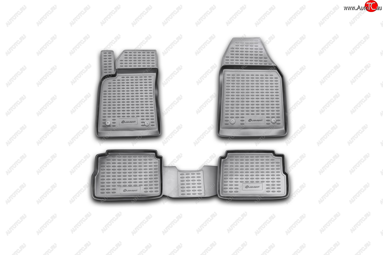 3 399 р. Комплект ковриков салона Element (полиуретан) Opel Vectra C лифтбэк рестайлинг (2005-2008) (Черные)  с доставкой в г. Нижний Новгород