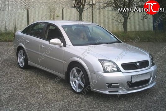 5 749 р. Накладка на передний бампер CT Opel Vectra C универсал дорестайлинг (2002-2005) (Неокрашенная)  с доставкой в г. Нижний Новгород