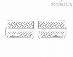 Комплект ковриков в салон Norplast (3 ряд) Opel (Опель) Zafira (Зафира)  В (2005-2015) В дорестайлинг, рестайлинг