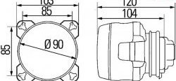 2 699 р. Модуль дальнего света Hella 1K0 008 191-007 Opel Combo D (2012-2018) (Без пыльника)  с доставкой в г. Нижний Новгород. Увеличить фотографию 2