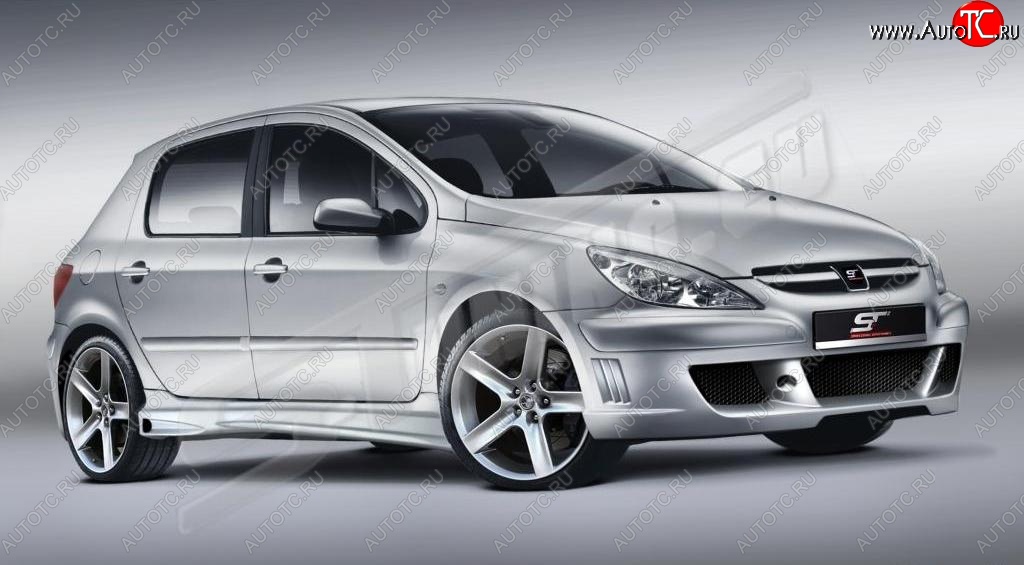 26 599 р. Передний бампер ST Peugeot 307 универсал дорестайлинг (2001-2005)  с доставкой в г. Нижний Новгород