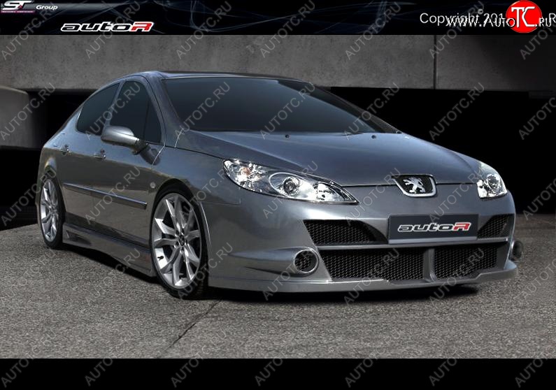 25 899 р. Передний бампер Auto-R Peugeot 407 седан (2004-2010)  с доставкой в г. Нижний Новгород