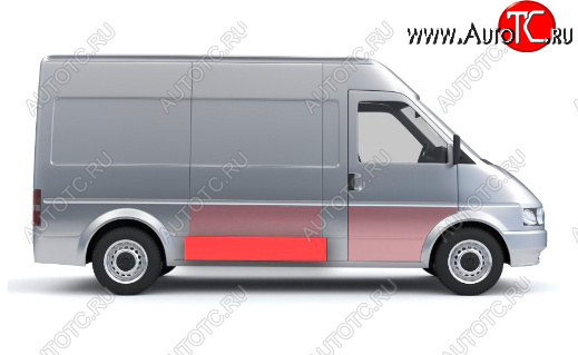 1 489 р. Правая средняя нижняя боковая панель (ремонтная) Wisentbull Fiat Ducato 230 (1994-2002)  с доставкой в г. Нижний Новгород