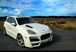 42 299 р. Пластиковый капот TECHART MAGNUM Porsche Cayenne 958 (2010-2014) (Неокрашенный)  с доставкой в г. Нижний Новгород. Увеличить фотографию 6