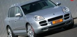 21 499 р. Накладка на передний бампер Gemballa Aero I Porsche Cayenne 955 (2002-2006) (Неокрашенная)  с доставкой в г. Нижний Новгород. Увеличить фотографию 2