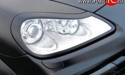 2 299 р. Реснички на фары JE Design Porsche Cayenne 957 (2007-2010) (Неокрашенные)  с доставкой в г. Нижний Новгород. Увеличить фотографию 4