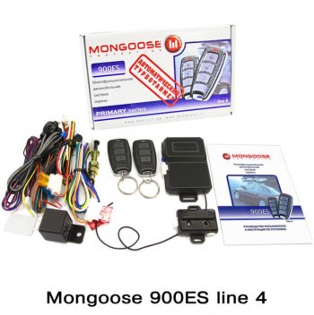 Автосигнализация Mongoose 900ES line 4 Ford Fiesta 6 хэтчбэк 3 дв. дорестайлинг (2008-2013)