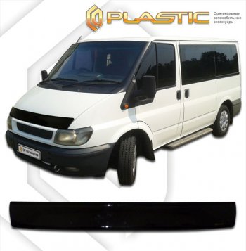 Дефлектор капота CA-Plastic Ford (Форд) Transit (Транзит) (2000-2006) цельнометаллический фургон дорестайлинг