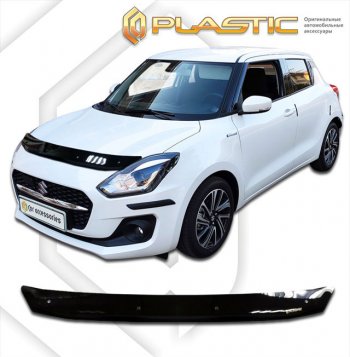 Дефлектор капота CA-Plastic Suzuki Swift ZC33S,ZC83S, ZC43S, ZC53S, ZD53S (2016-2024)