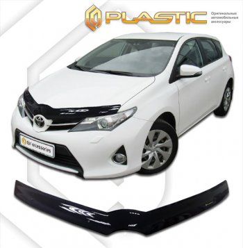 Дефлектор капота CA-Plastic Toyota Auris E180 хэтчбэк 5 дв. дорестайлинг (2012-2016)