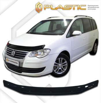 Дефлектор капота CA-Plastic Volkswagen Touran 1T 1-ый рестайлинг минивэн (2006-2010)