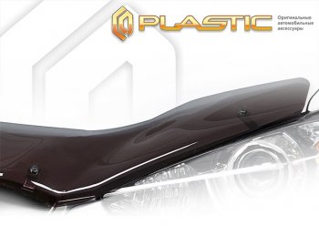 Дефлектор капота CA-Plastic CITROEN (Ситроен) C4 (С4) (2008-2011)  рестайлинг, хэтчбэк 3 дв.,  рестайлинг, хэтчбэк 5 дв.