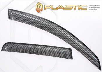 Дефлектора окон CA-Plastic Toyota (Тойота) Yaris (Ярис)  XP90 (2005-2010) XP90 дорестайлинг, хэтчбэк 5 дв., рестайлинг, хэтчбэк 5 дв.