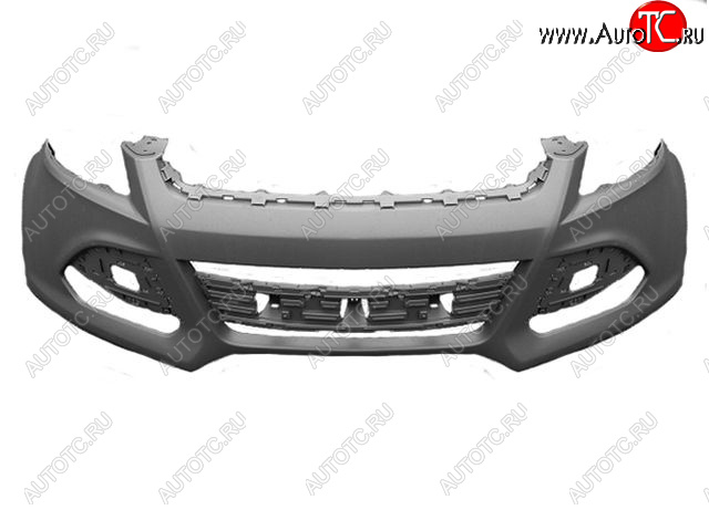 4 549 р. Бампер передний (с отверстиями под омыватели фар и под парктроник) BodyParts Ford Kuga 2 дорестайлинг (2013-2016) (Неокрашенный)  с доставкой в г. Нижний Новгород