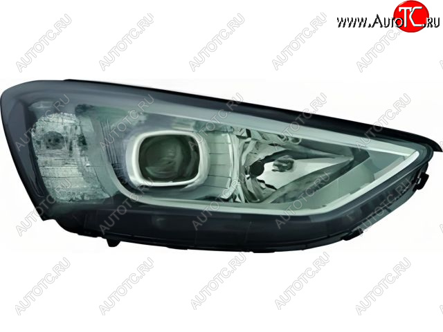 12 299 р. Правая фара (корректор, линзован) BodyParts Hyundai Santa Fe DM дорестайлинг (2012-2016)  с доставкой в г. Нижний Новгород