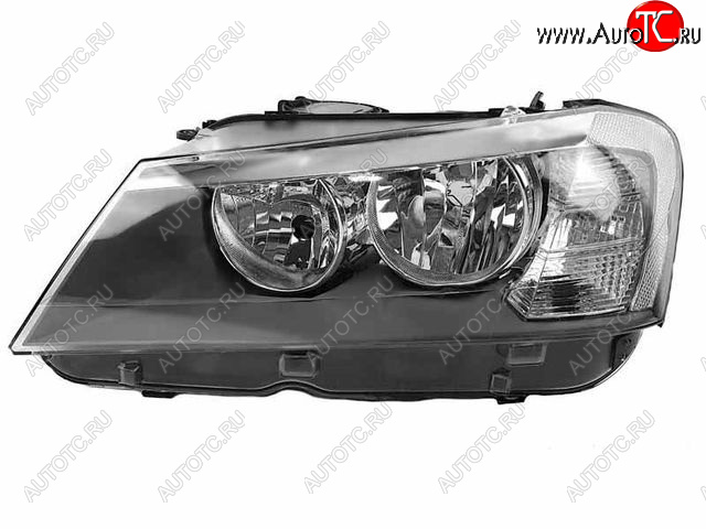 12 949 р. Левая фара (c электрокорректором) DEPO BMW X3 F25 дорестайлинг (2010-2014)  с доставкой в г. Нижний Новгород