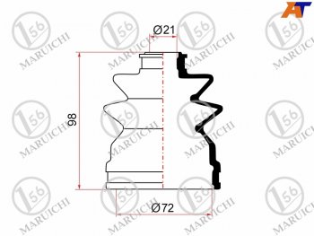 Пыльник ШРУСа (наружный) MARUICHI Honda (Хонда) CR-V (СР-В)  RM1,RM3,RM4 (2012-2018) RM1,RM3,RM4 дорестайлинг, рестайлинг