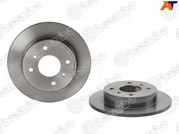 Задний тормозной диск (не вентилируемый) BREMBO Nissan Almera N16 седан дорестайлинг (2000-2003)