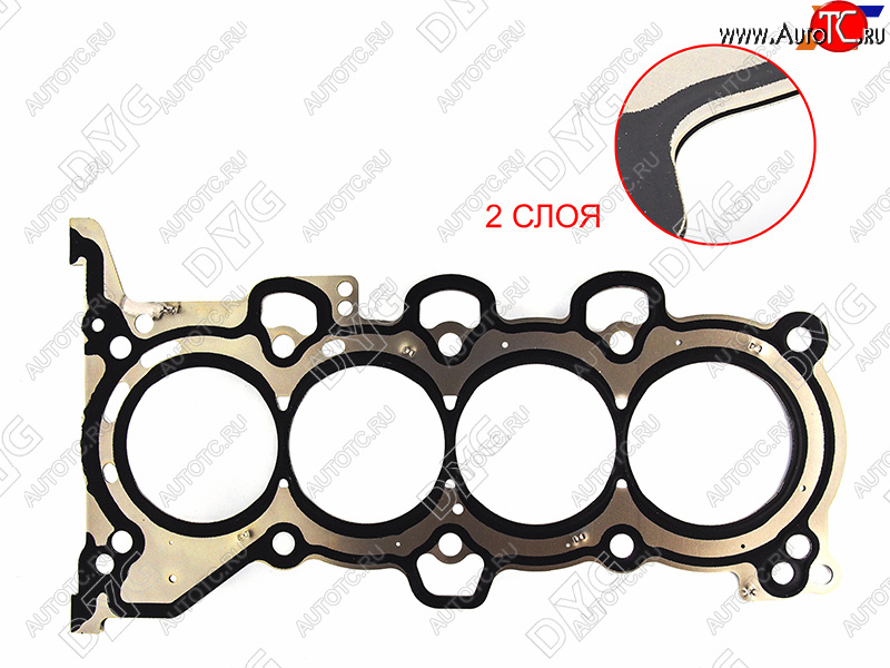 2 279 р. Прокладка ГБЦ 2,0 G4NA металл DYG Hyundai Tucson LM (2010-2017)  с доставкой в г. Нижний Новгород