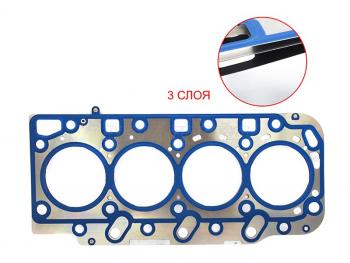 Прокладка ГБЦ V-2.5 D4CB (T-0,95) металл DYG Hyundai (Хюндаи) Starex/Grand Starex/H1 (старекс)  TQ (2007-2022) TQ дорестайлинг, рестайлинг, 2-ой рестайлинг