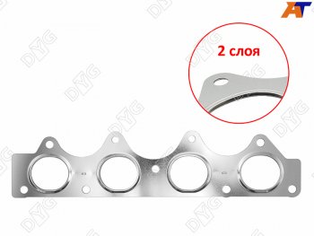 Прокладка выпускного коллектора G4FC1,6 G4FA1,4 DYG Hyundai Veloster FS дорестайлинг (2011-2014)