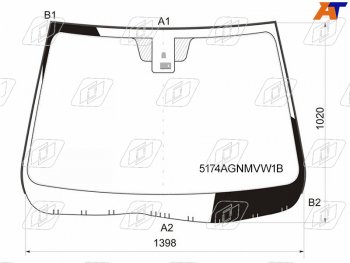 8 349 р. Стекло лобовое (Датчик дождя Молдинг) FUYAO Mazda 6 GH дорестайлинг лифтбэк (2007-2010)  с доставкой в г. Нижний Новгород. Увеличить фотографию 2