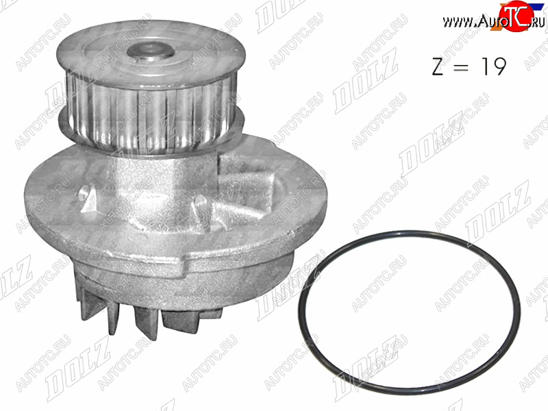 2 359 р. Насос водяного охлаждения с прокладкой DOLZ Chevrolet Aveo T300 седан (2011-2015)  с доставкой в г. Нижний Новгород