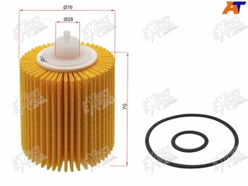 Фильтр масляный (картридж) EXCEL JAPAN Lexus RX350 AL10 дорестайлинг (2008-2012)