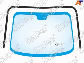 Молдинг лобового стекла (П-образный) FLEXLINE Toyota Corolla E180 дорестайлинг (2013-2016)