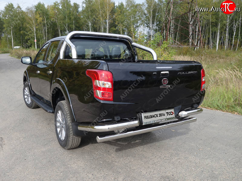 55 999 р. Защита кузова d76,1 мм (только для кузова) ТСС Тюнинг Fiat Fullback (2016-2018) (нержавейка)  с доставкой в г. Нижний Новгород