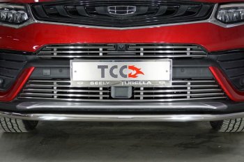 Нижняя декоративная вставка в бампер ТСС Тюнинг Geely (Джили) Tugella (тугелла)  FY11,HPBA4 (2019-2023) FY11,HPBA4 дорестайлинг ()