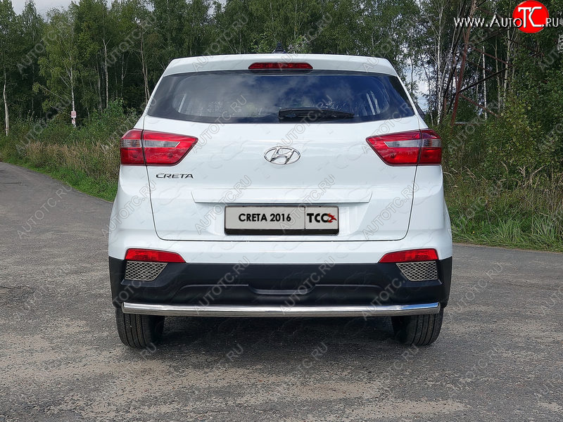 16 899 р. Защита задняя (нержавейка 60,3 мм) ТСС Тюнинг  Hyundai Creta  GS (2015-2019) дорестайлинг  с доставкой в г. Нижний Новгород