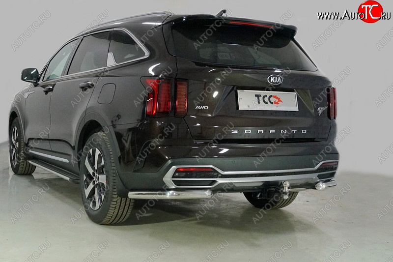 21 599 р. Защита заднего бампера (уголки, d60,3 мм) TCC  KIA Sorento  MQ4 (2020-2022)  с доставкой в г. Нижний Новгород