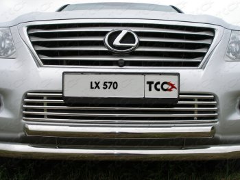 Декоративная вставка решетки радиатора (кроме F-Sport) ТСС Тюнинг Lexus LX570 J200 дорестайлинг (2007-2012) ()