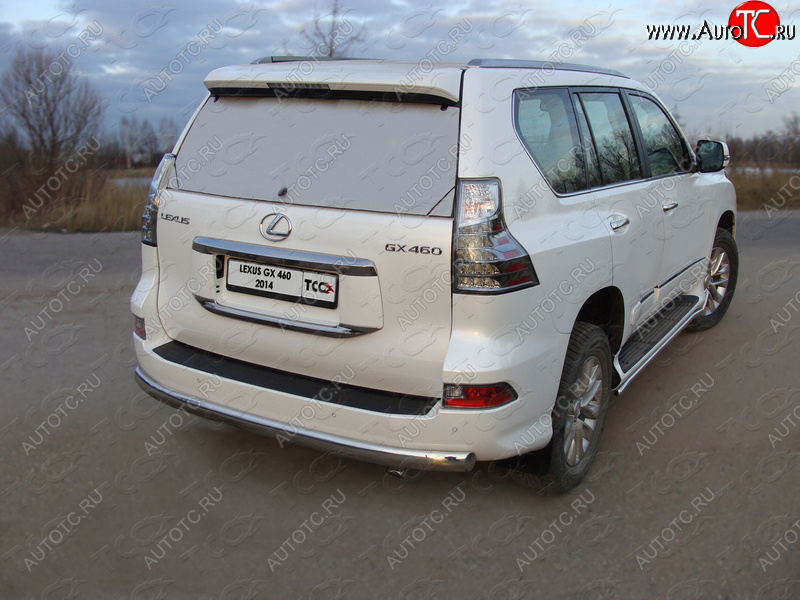 24 999 р. Защита задняя (центральная овальная 75х42 мм) ТСС Тюнинг  Lexus GX460  J150 (2019-2022) 2-ой рестайлинг (центральная )  с доставкой в г. Нижний Новгород