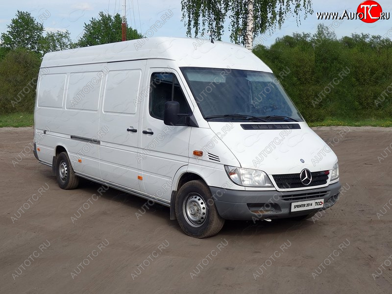 26 999 р. Защита порогов труба d42,4 мм ТСС Тюнинг  Mercedes-Benz Sprinter  W906 (2014-2018) рестайлинг (серые)  с доставкой в г. Нижний Новгород